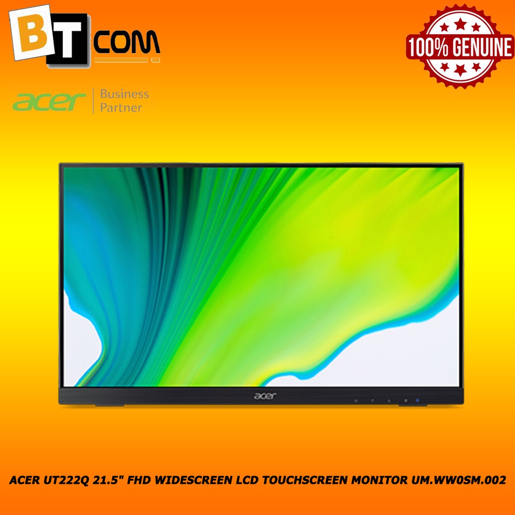 Acer UT222Q 21.5" FHD Widescreen LCD Touchscreen Monitor UM.WW2SM.002