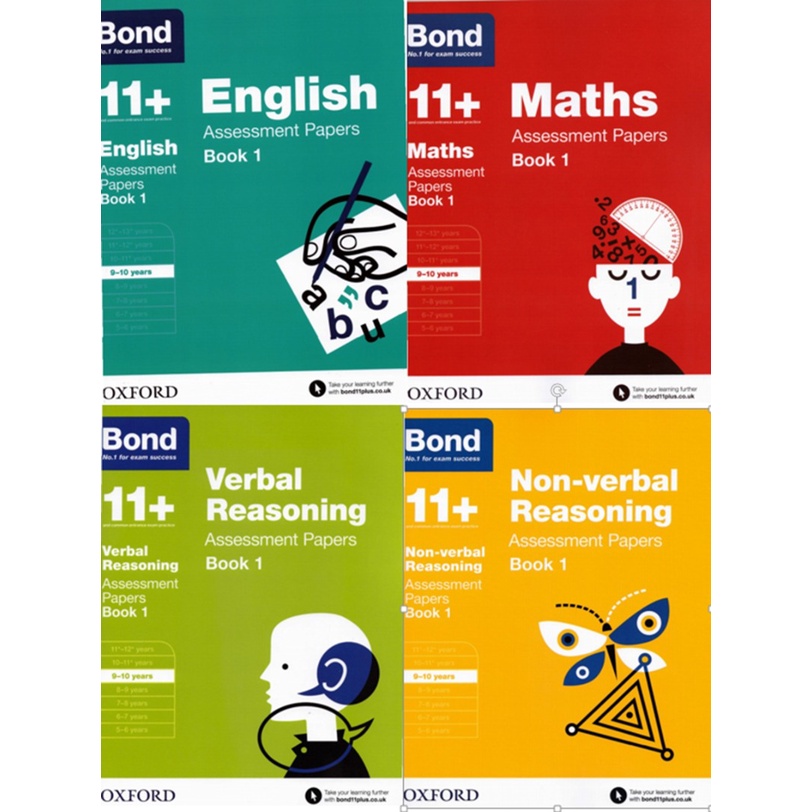 【E-book】Oxford Bond 11+ Assessment Papers (9-10/10-11/11-12/12-13 ...