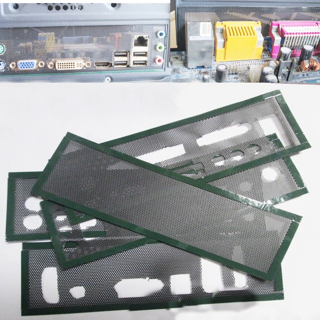 2Pcs I/O Shield Without Any Opening Blank Backplate Bracket Baffle For ...