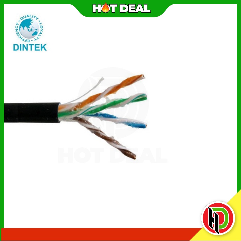 ( 10-50m Dintek Out Door Cat6 LAN Cable With Jelly Filled - Outdoor ...