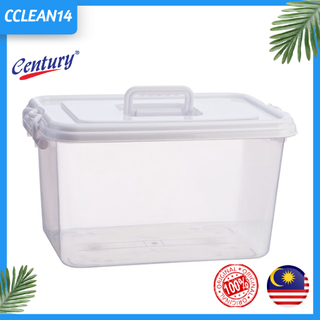 Century Storage Box W/Handle 7665 18L Transparent | Shopee Malaysia