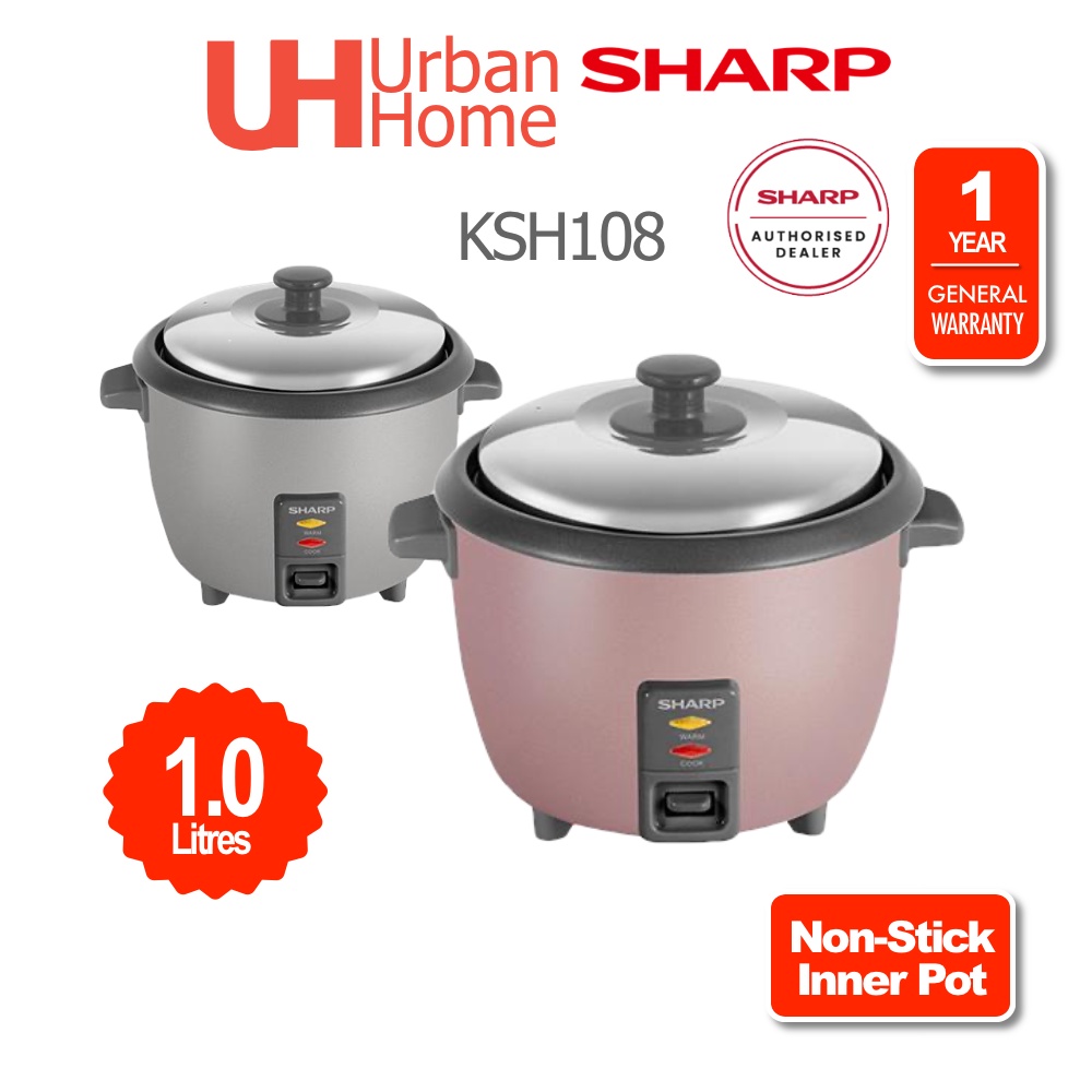 Sharp/Milux Conventional Rice Cooker Non Stick Pot (1L) KSH108SPK