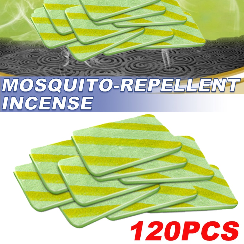 120pcs Strong Mosquito Repellent Tablets Insect Killer Pest Bite Mats ...