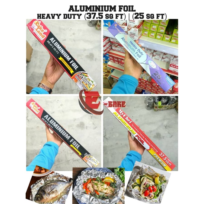 ALUMINIUM FOIL HEAVY DUTY (37.5 SQ FT ) | (25 SQ FT) | Shopee Malaysia