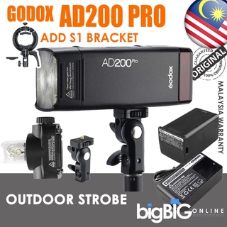 Godox AD300PRO OUTDOOR FLASH BATTERY POWERED WIRELESS TTL STROBE AD300 PRO  Original GODOX Malaysia