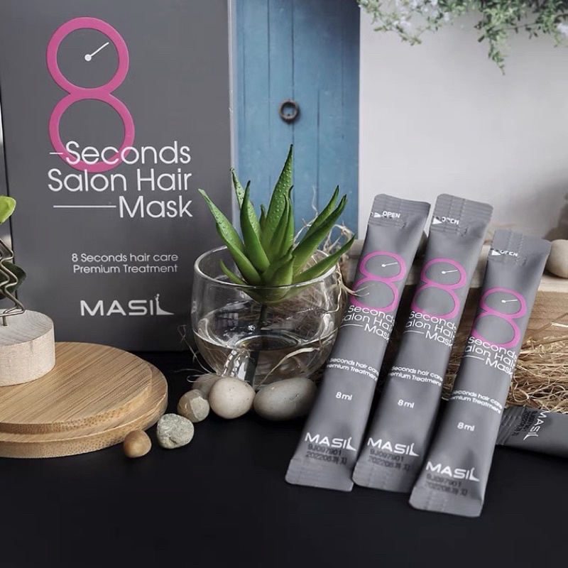 Masil Original Korean 8 Seconds Salon Hair Mask Travel Pack 8ml玛丝兰8 ...