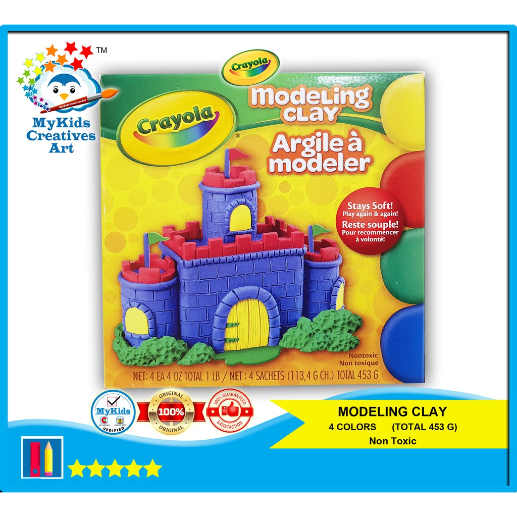 CRAYOLA MODELING CLAY (NON TOXIC, HIGH QUALITY) Shopee Malaysia