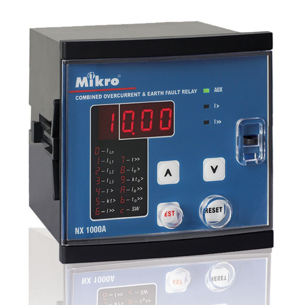 Mikro Nx1000a Rx1000 Combined Overcurrent And Earth Fault Relay 240a