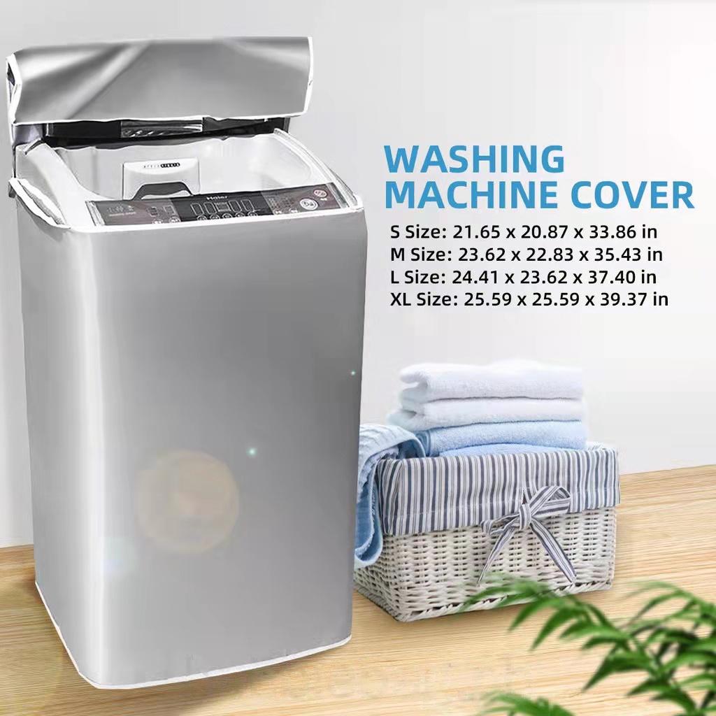 Washing machine cover waterproof dustproof sunscreen protective cover