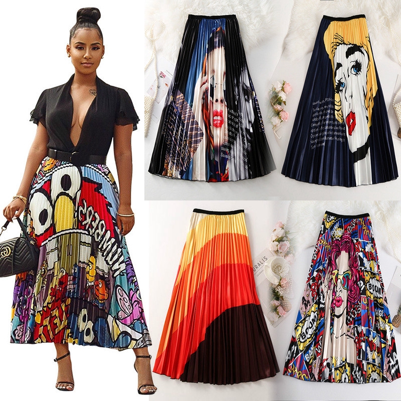 Mid length clearance pleated skirts 2020