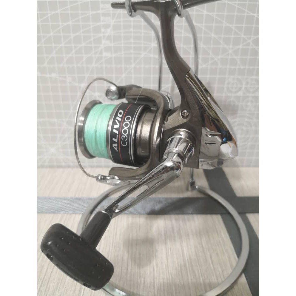 shimano alivio 3000 reel C3000 Spinning Reel, Nylon No. 3, 164yd (150m), With Thread, Salt Game Sporting Goods Improving its balance when fitted to a rod Washable Spinning Reels Shimano Vanford