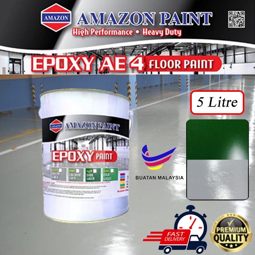 AMAZON ADVANCE AE4 5L EPOXY FLOOR PAINT [HEAVY DUTY] HIGH GLOSS PAINT