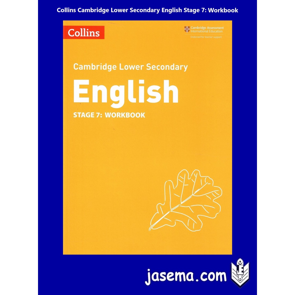 Collins Cambridge Lower Secondary English Stage 7: Workbook | Shopee ...