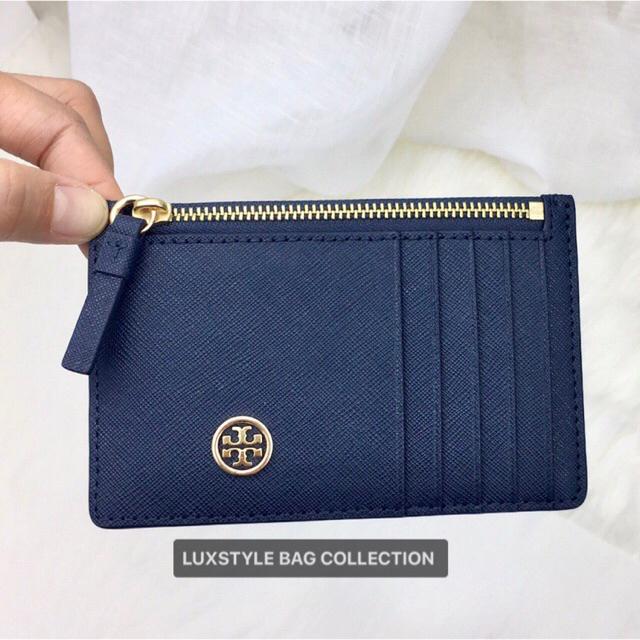 Authentic Tory Burch Robinson Slim Card Case Wallet | Shopee Malaysia