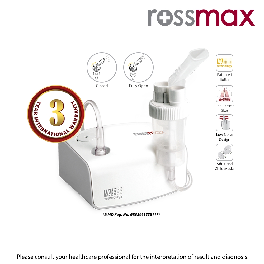 ROSSMAX COMPACT NEBULIZER NB80 Shopee Malaysia