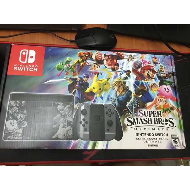 Used nintendo switch on sale super smash bros