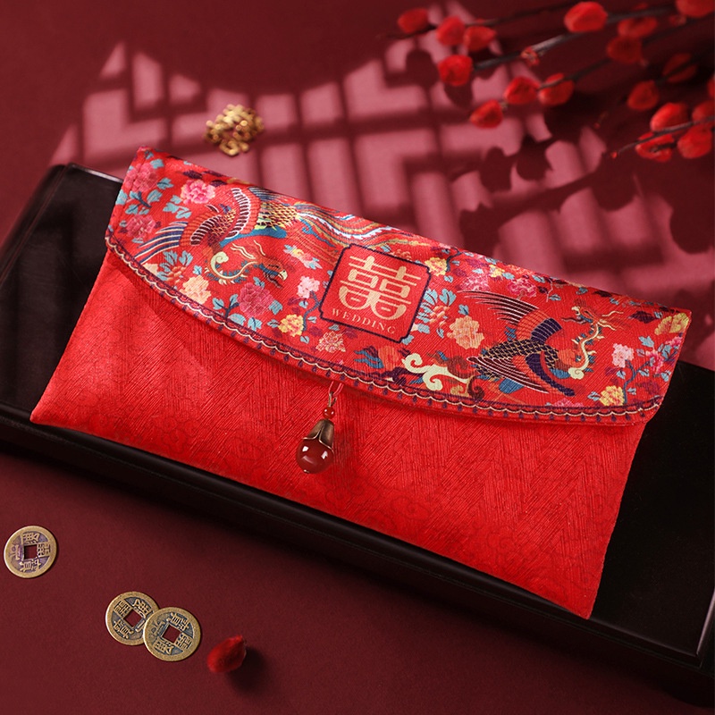 New Style Wedding 10,000 Yuan Creative Personality Cloth Red Envelope ...