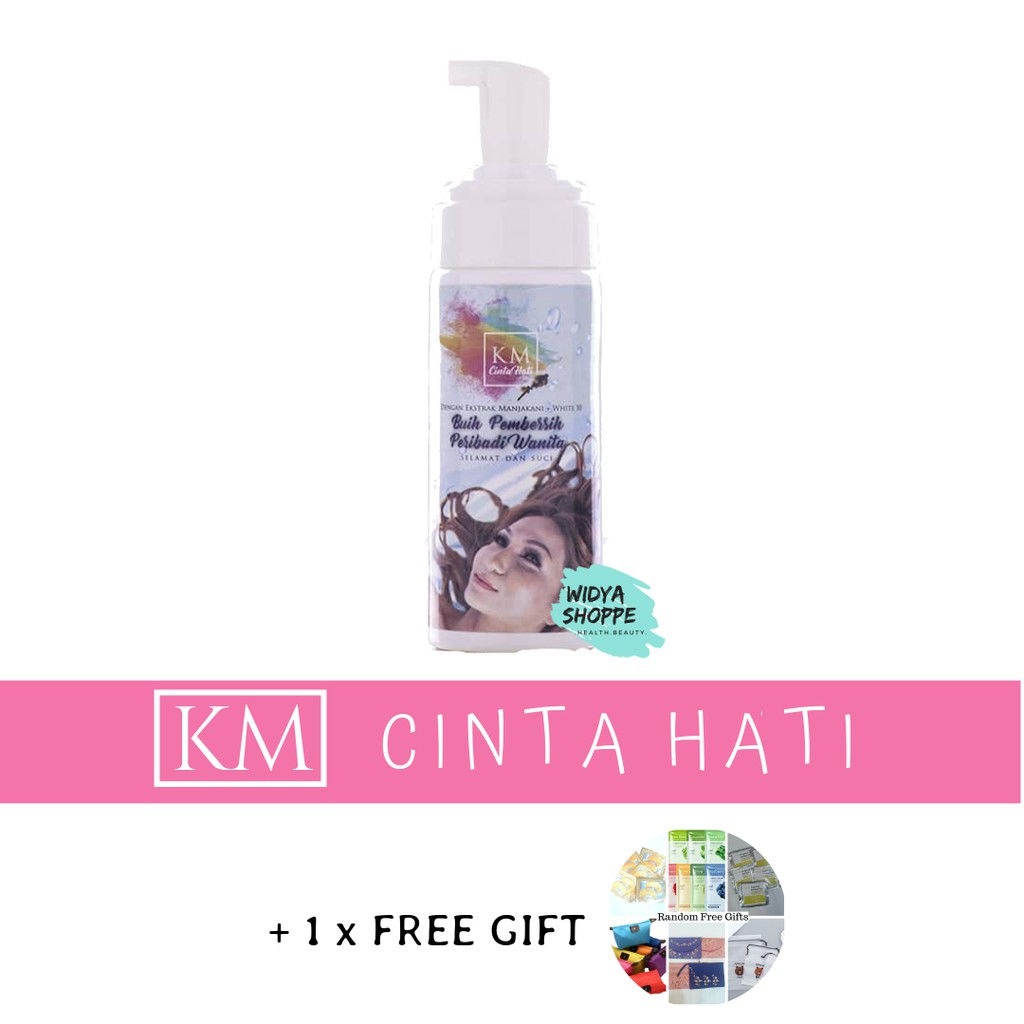 [KMBeauty] CINTA HATI Pencuci Wanita By Kak KM FEMININE HYGIENE