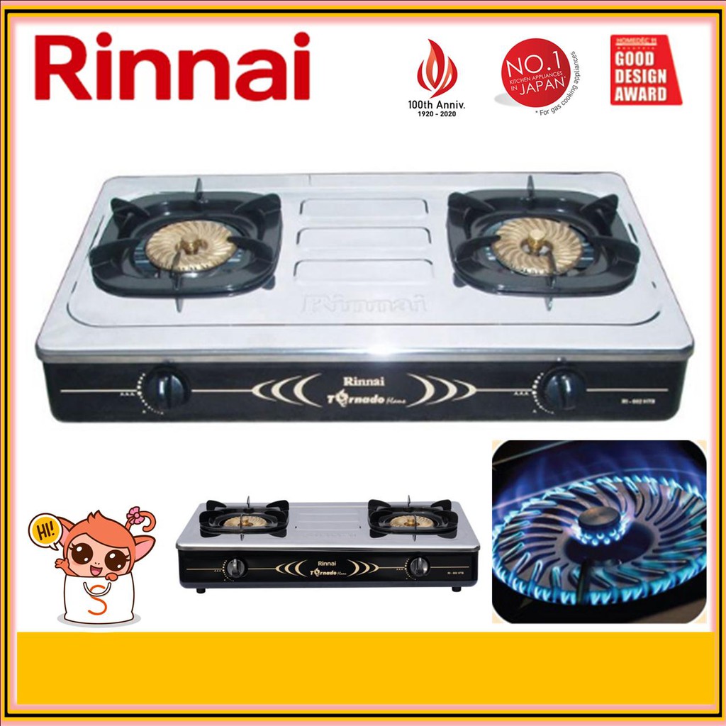 [READY STOCK] 🔥Rinnai🔥 RI-602HTB-S Gas Stove 2 Burners Gas Hob ...