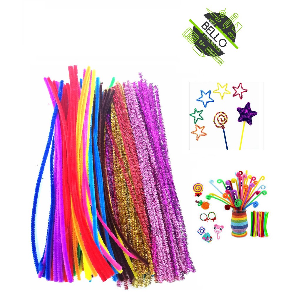 DIY CRAFTS] Fluffy Wire For Diy Art, Handicraft And Decoration Mix Colour