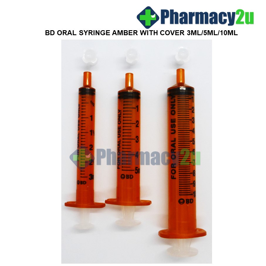 BD Oral Syringe With Tip Cap Becton Dickinson