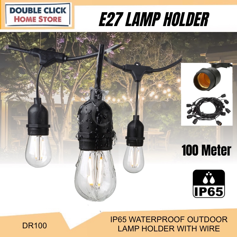 Outdoor light bulb clearance holder