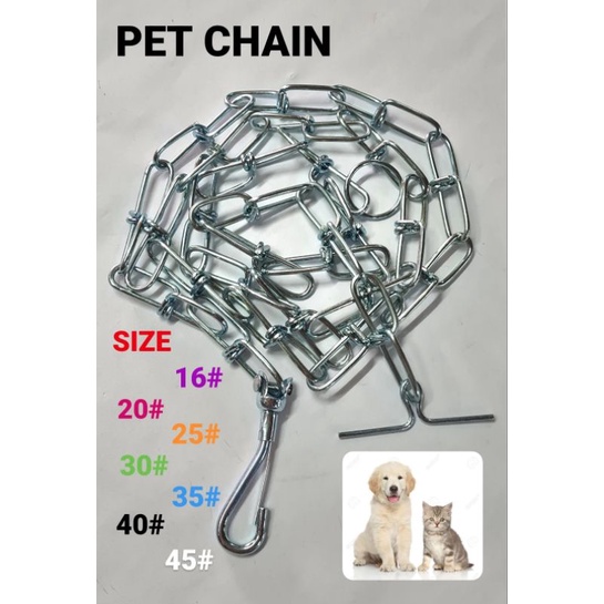 GALVANIZED IRON ANIMAL CHAIN/GAVANIZED IRON PET CHAIN/RANTAI ANJING ...