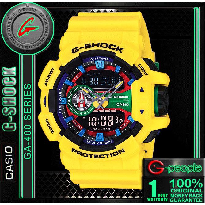 CASIO G SHOCK GA 400 9A GA 400 Watch Shopee Malaysia