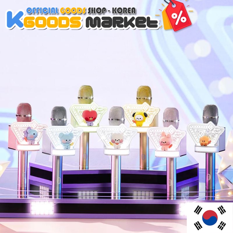 BTS BT21 Minini Bluetooth Microphone Speaker Line Friends Official