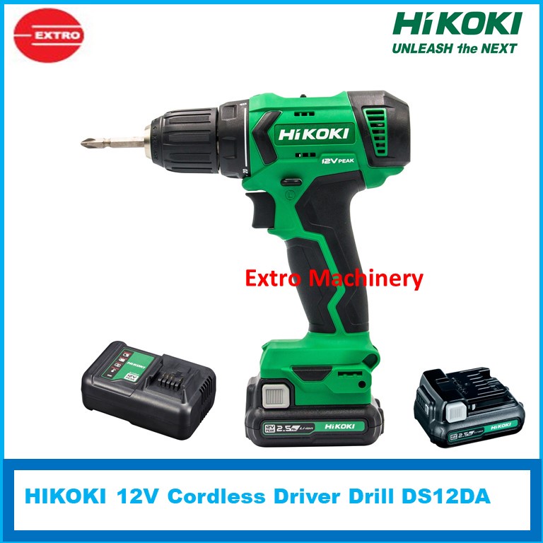 HIKOKI 12V Cordless Driver Drill DS12DA | Shopee Malaysia