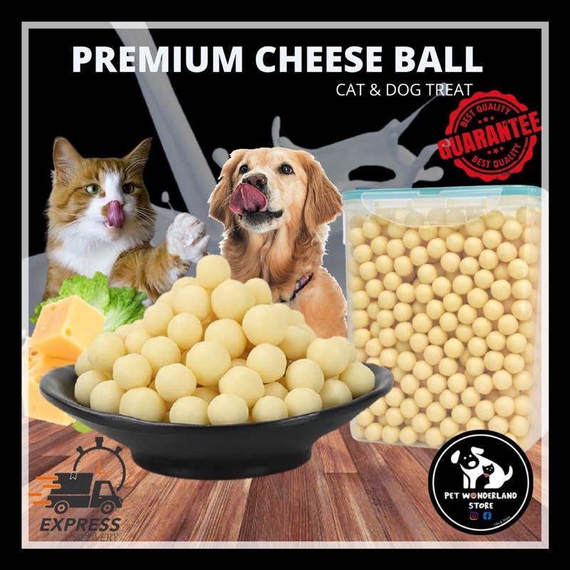 PREMIUM Cheese Ball Cat Dog Pet Snack 50g 100g Shopee Malaysia