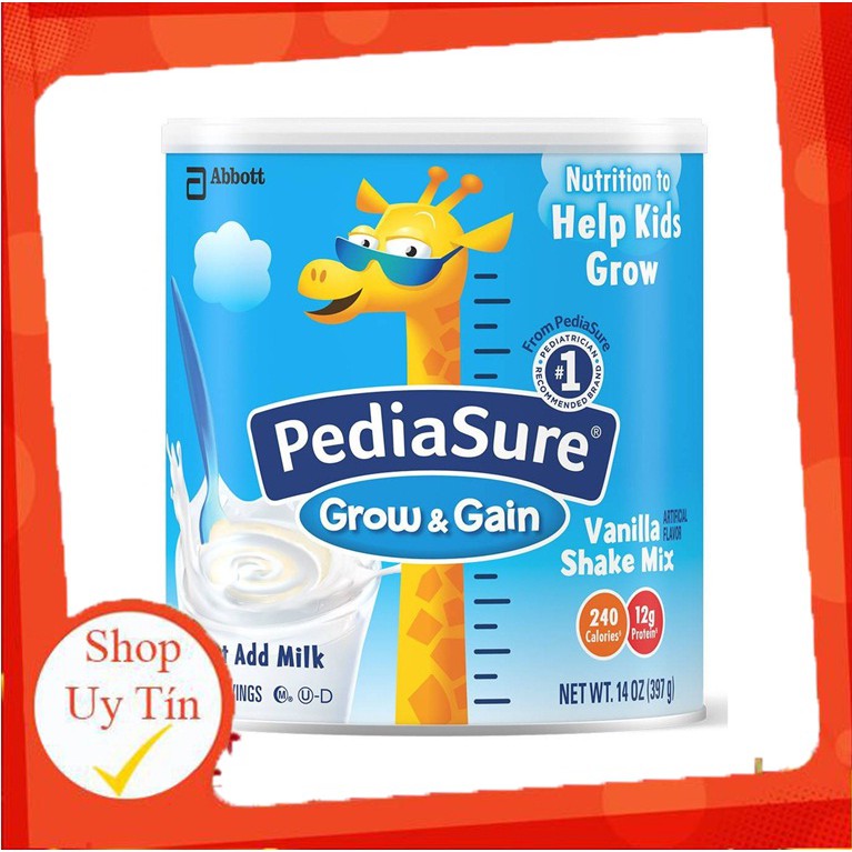 Pediasure Grow & Gain Weight Gain Milk [Domestic] Usa 400g Box Shopee