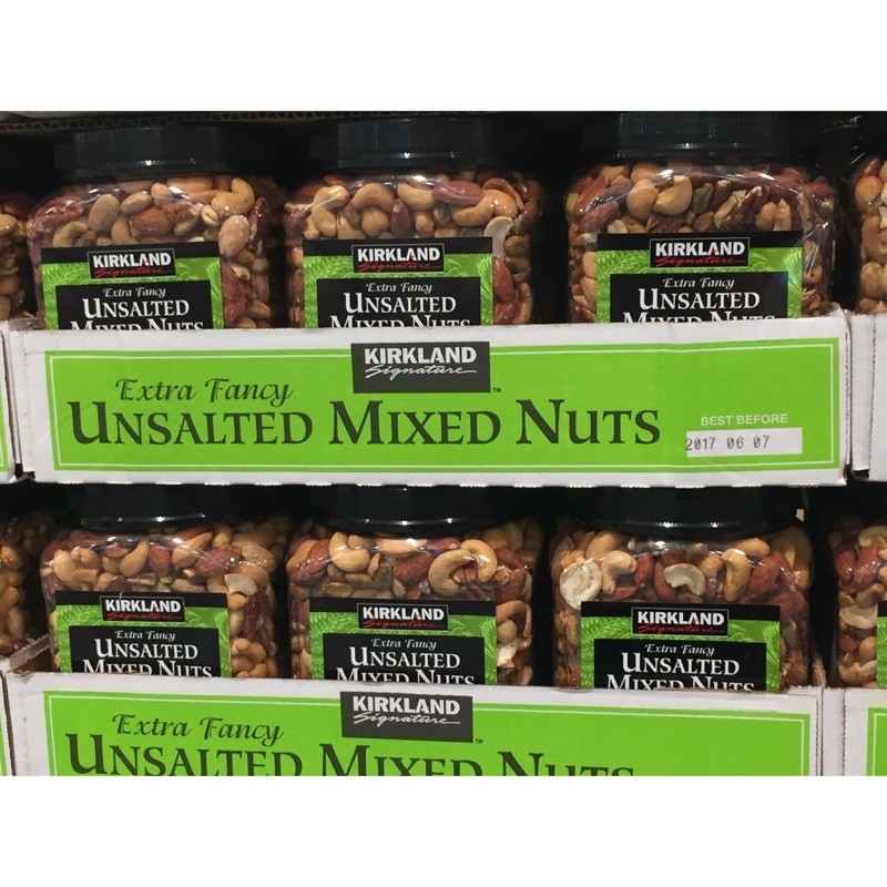 Costco _ Sales Kirkland Signature unsalted mixed nuts (1130g) Shopee