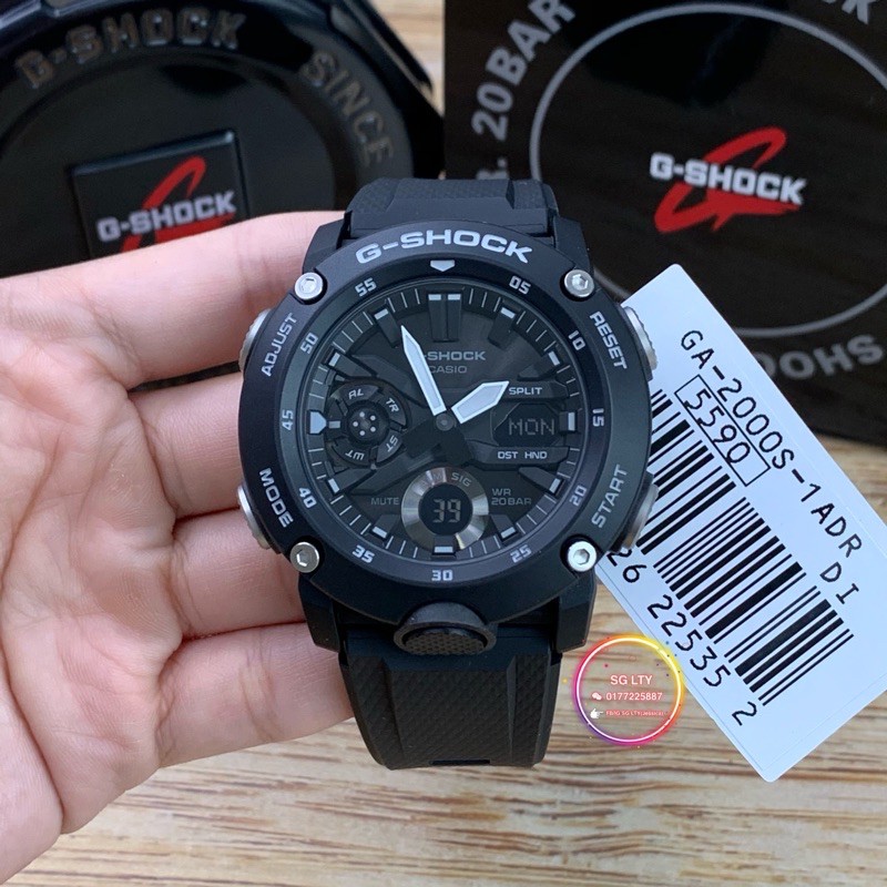 G shock discount ga 2000 black