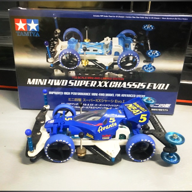 ホビーラジコン MINI 4WD SUPER XX CHASSIS EVO.1 Mini 4WD Super xx Chassis Evo.1 1/24 scale Limited Edition