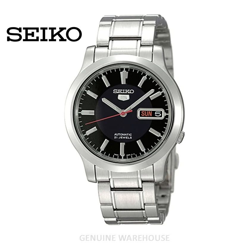 100 ORIGINAL SEIKO 5 Gents Men Automatic Stainless Steel Watch