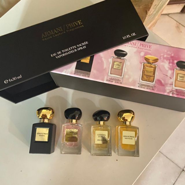 Original Armani Prive Eau De Toilette Miniature Set Shopee Malaysia