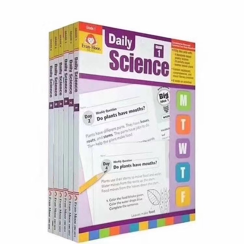 Evan-Moor Daily Science workbook Grade 1~6 | Shopee Malaysia
