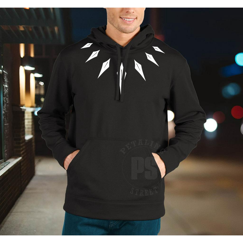 Black panther necklace hoodie hotsell