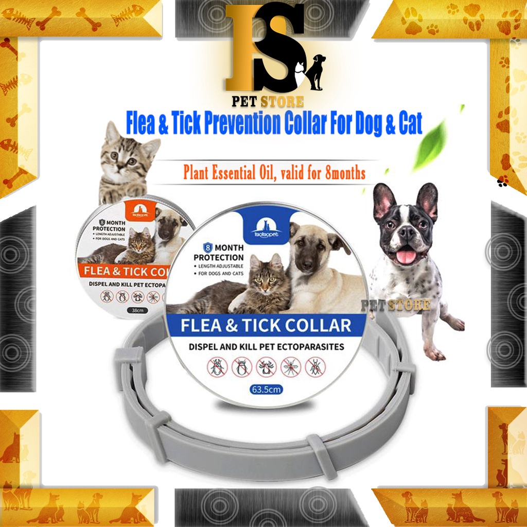 Image showcasing Flea & Tick Prevention Collar For Dog & Cat Collar Kutu | Shopee Malaysia