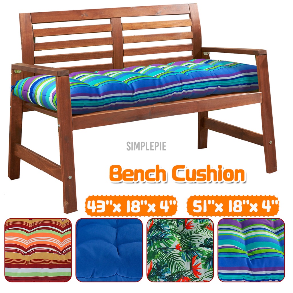 43 outdoor best sale bench cushion