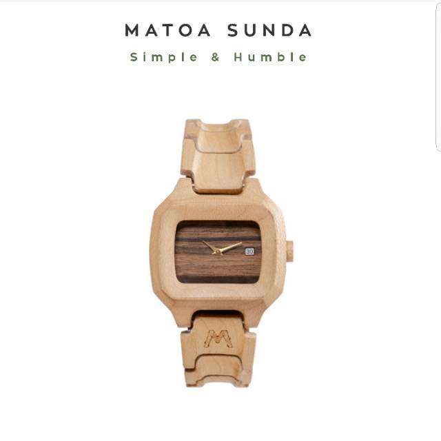 KAYU Indonesian Subculture Wooden Watch (SUNDA) | Shopee Malaysia