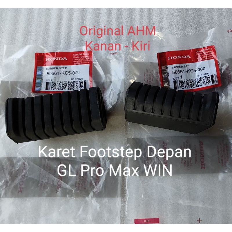 Honda GL Pro Max WIN Front Footstep Rubber Ori AHM Pair | Shopee Malaysia