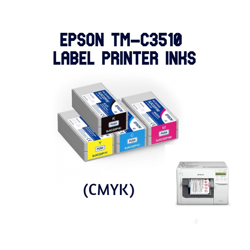 Epson Colorworks Tm C3510 Inks Cmyk Original Shopee Malaysia 4168