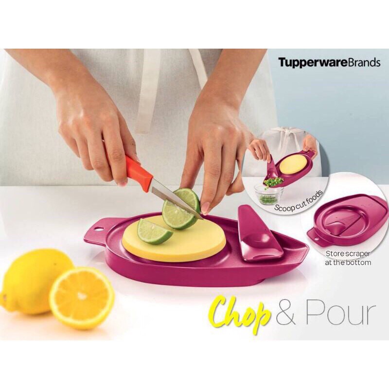 Tupperware Cutting Board (Chop n Pour/ Cut n Clean) | Shopee Malaysia