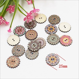 20mm/25mm Painted Wooden buttons Decorative buttons scrapbooking buttons  buttons for crafts Arts & Crafts Supplies Sewing Buttons Sewing & Knitting  Supplies.