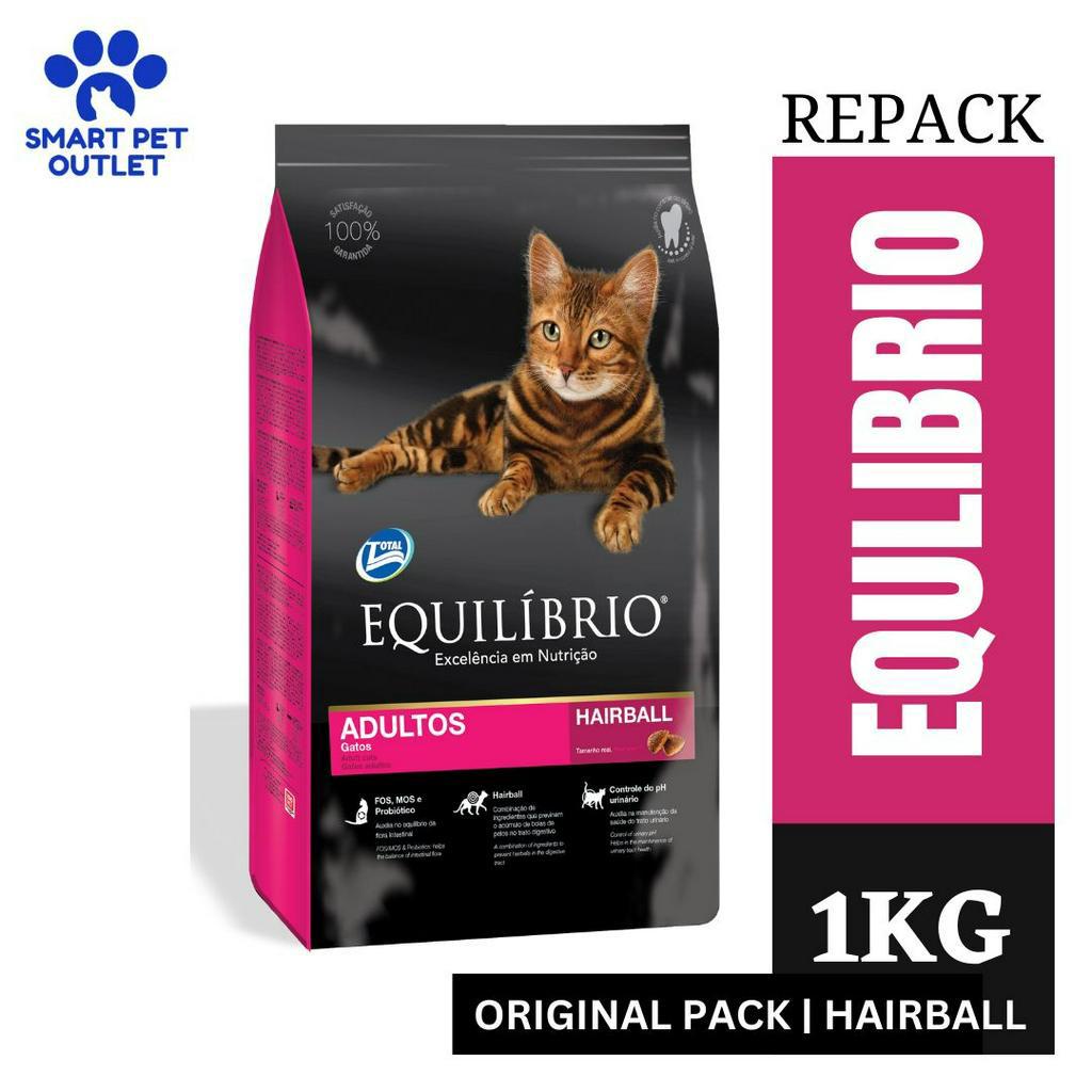 Equilibrio Persian Adult Cat Indoor Repack 1KG Original Pack Equilibrio