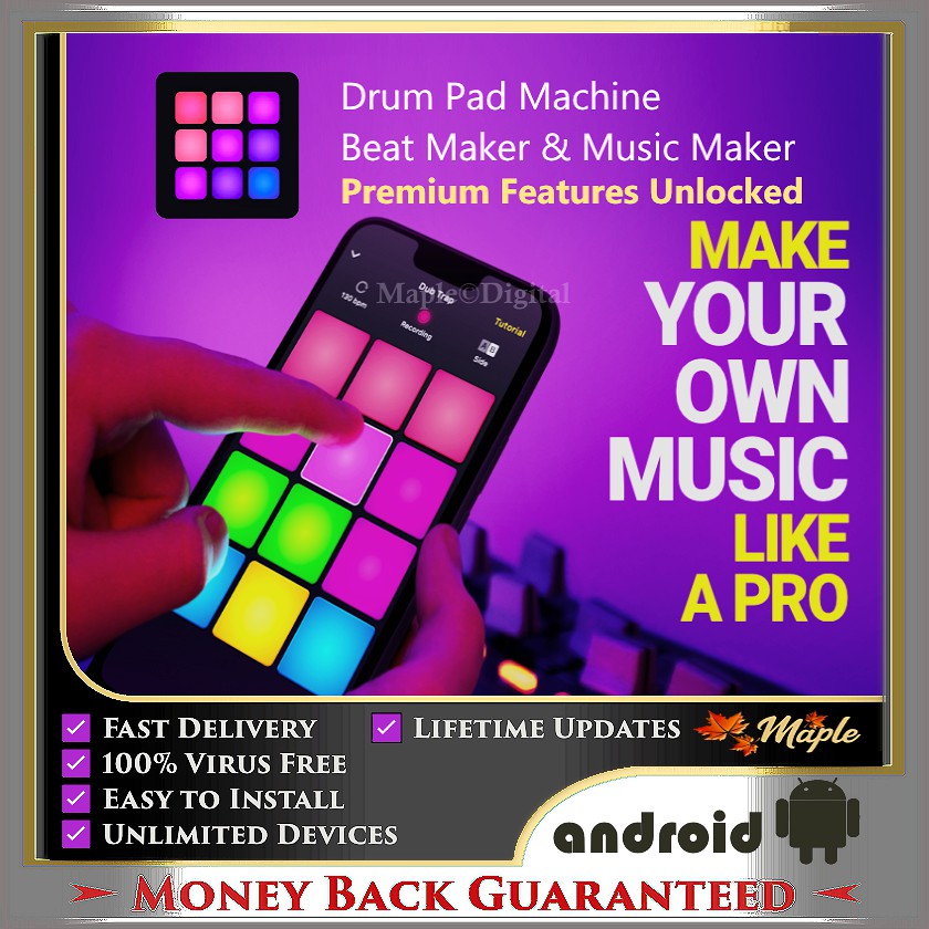 Drum Pad Machine Beat Maker & Music Maker Mod Apk 2.41.1 Premium