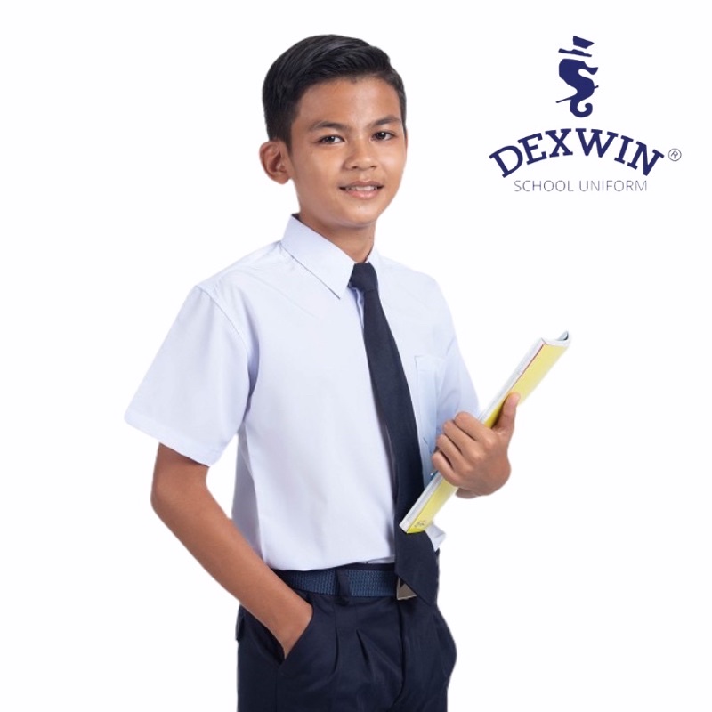 Dexwin 12275 /12274 School Uniform Short Sleeve White Shirt Kemeja ...