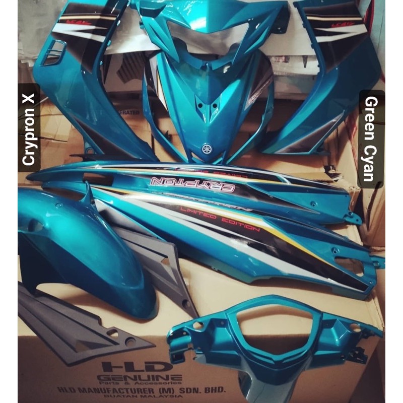 Coverset Yamaha Lc135 V1 V2 V3 V4 V5 V6 V7 Crypton Siap Tampal Shopee Malaysia 4840